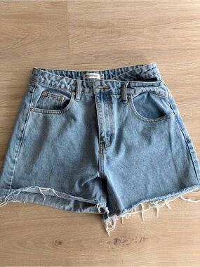 Beginning Boutique Light Blue Denim Cutoff Shorts
